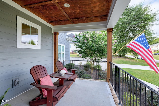 447 Marcellus Way, Clayton, NC 27527 - view of porch