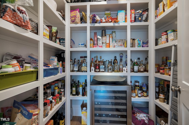 447 Marcellus Way, Clayton, NC 27527 - pantry featuring wine cooler