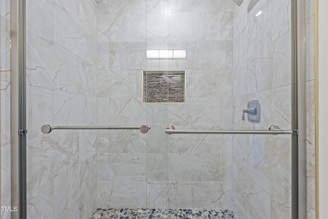 112 Edgewood Dr, Roxboro, NC 27573 - bathroom with a stall shower