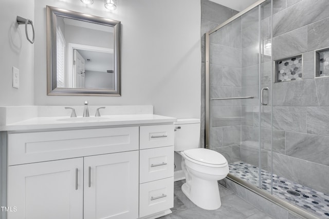 1213 Grant St, Durham, NC 27701 - full bathroom with vanity and a shower stall
