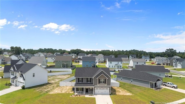 283 Leach Creek Dr, Raeford, NC 28376 - aerial perspective of suburban area