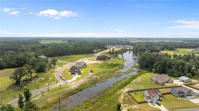 283 Leach Creek Dr, Raeford, NC 28376 - bird's eye view of a nearby body of water