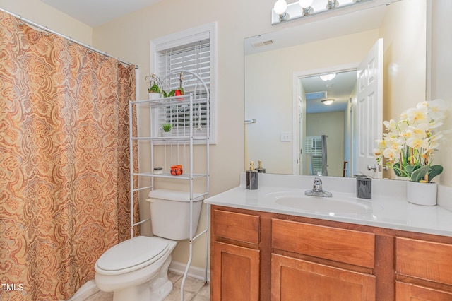 2810 Catamaunt, Durham, NC 27704 - full bath featuring vanity, tile patterned flooring, and curtained shower