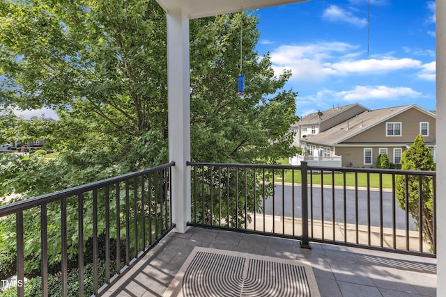 9216 Wooden Rd, Raleigh, NC 27617 - balcony featuring a residential view