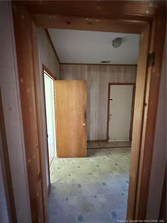 410 W K St, Erwin, NC 28339 - corridor with wood walls