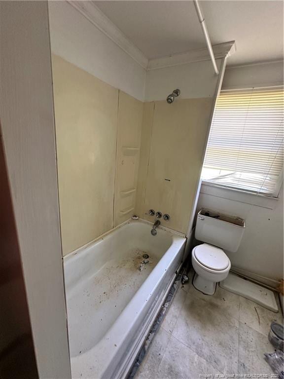 410 W K St, Erwin, NC 28339 - full bath featuring shower / bath combination and ornamental molding