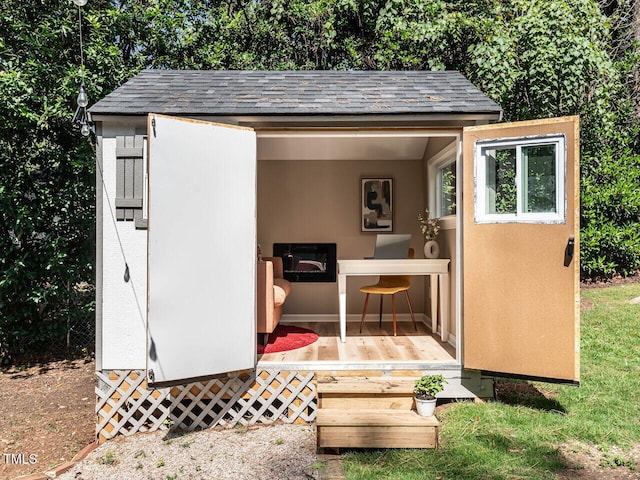 3205 Dell Dr, Raleigh, NC 27609 - view of outbuilding