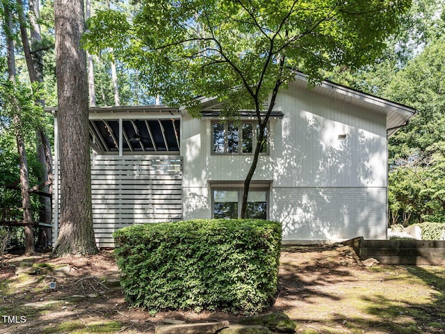 3205 Dell Dr, Raleigh, NC 27609 - view of property exterior featuring brick siding