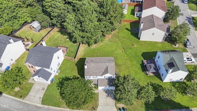 211 Cloverdale Dr, Durham, NC 27703 - aerial perspective of suburban area