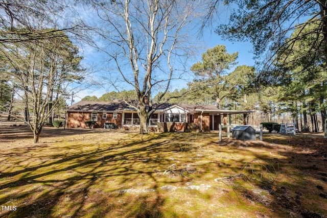 3129 Barwell Rd, Raleigh, NC 27610 - view of yard