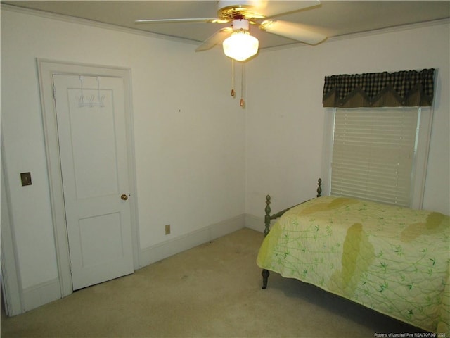 432 Rollingwood Cir, Fayetteville, NC 28305 - bedroom with carpet and ceiling fan