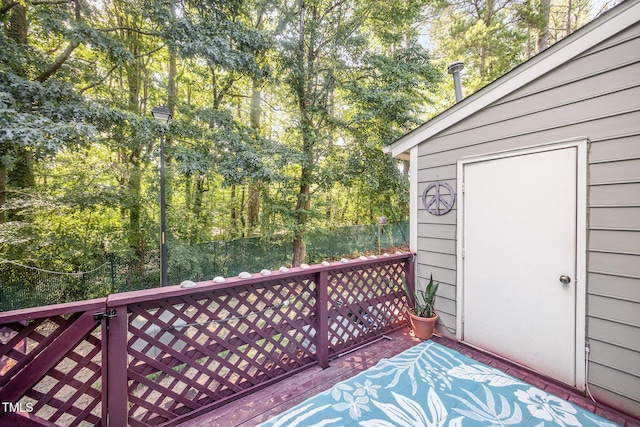 5538 Sharpe Dr, Raleigh, NC 27612 - view of deck