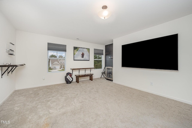 23 Walker Grove Ln, Lillington, NC 27546 - unfurnished living room featuring carpet flooring and baseboards