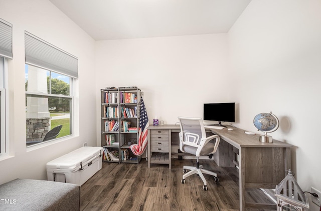 23 Walker Grove Ln, Lillington, NC 27546 - office area featuring wood finished floors
