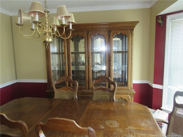 108 Shady Meadows Ln, Clayton, NC 27520 - dining space with a chandelier