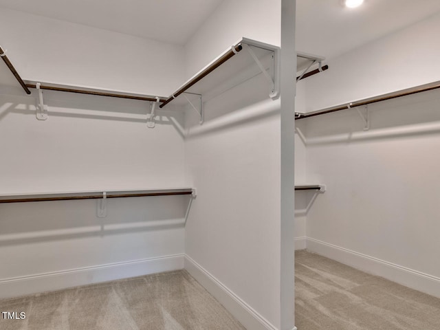 3526 Clifton Park Ct, New Hill, NC 27562 - spacious closet featuring light carpet