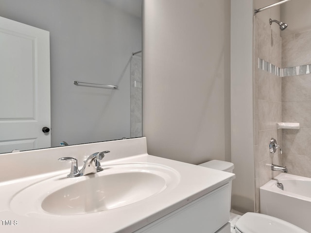 3526 Clifton Park Ct, New Hill, NC 27562 - bathroom featuring vanity and shower / tub combination