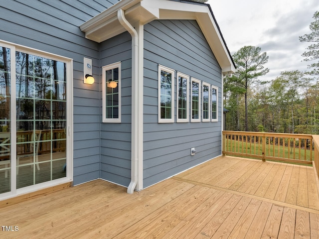 3526 Clifton Park Ct, New Hill, NC 27562 - view of deck