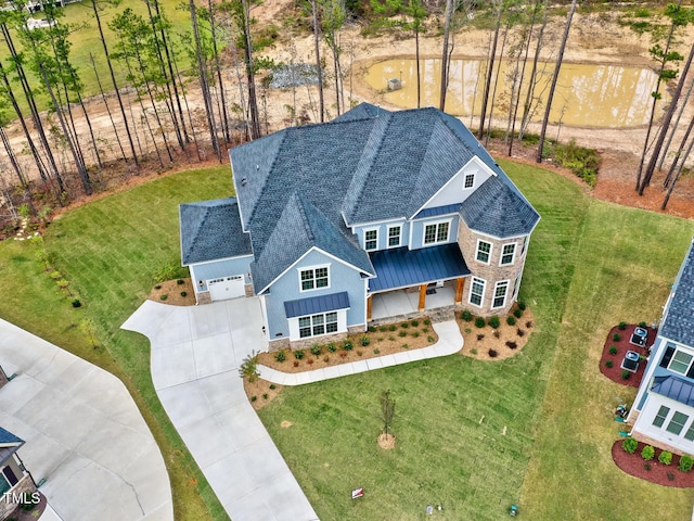 3526 Clifton Park Ct, New Hill, NC 27562 - view from above of property