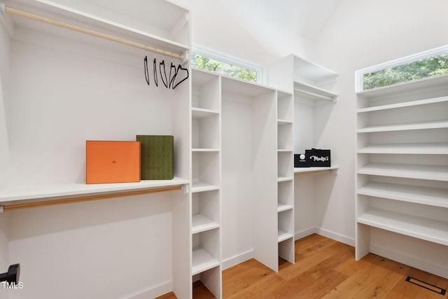 6701 Green Hollow Ct, Wake Forest, NC 27587 - spacious closet with wood finished floors