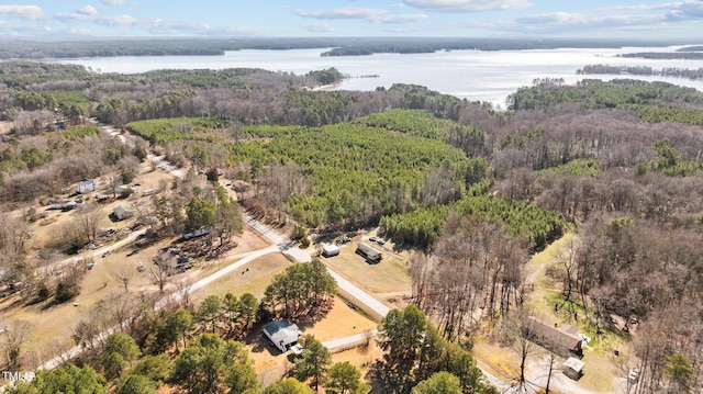 341 Rev Henderson Rd, Henderson, NC 27537 - aerial view of a nearby body of water