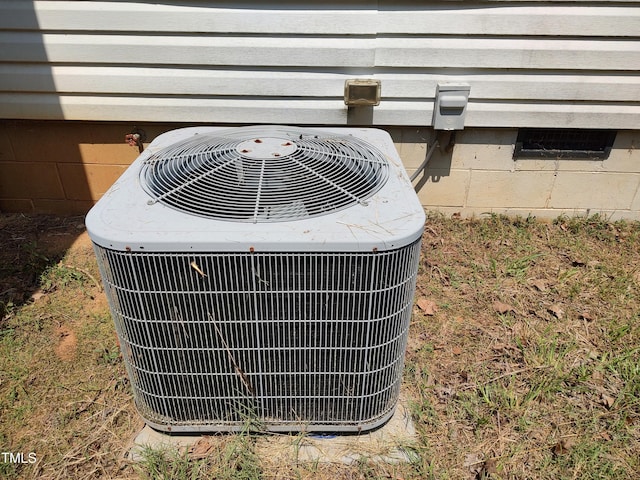 1161 Morgan Rd, Henderson, NC 27537 - exterior view of a cooling unit and crawl space