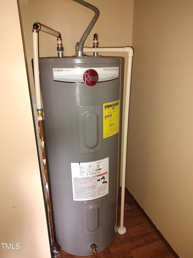 1161 Morgan Rd, Henderson, NC 27537 - utility room with water heater