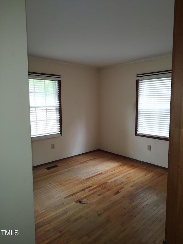 1161 Morgan Rd, Henderson, NC 27537 - spare room with hardwood / wood-style floors