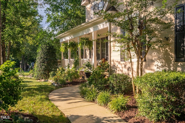 2608 Forestbluff Dr, Fuquay Varina, NC 27526 - property entrance featuring covered porch
