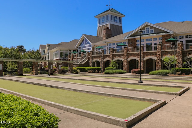 732 Hornchurch Loop, Cary, NC 27519 - surrounding community featuring a bocce ball area