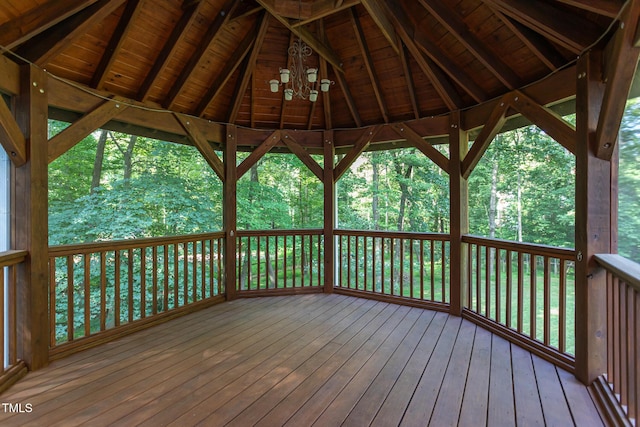 900 Stonecutter Ct, Raleigh, NC 27614 - deck featuring a gazebo