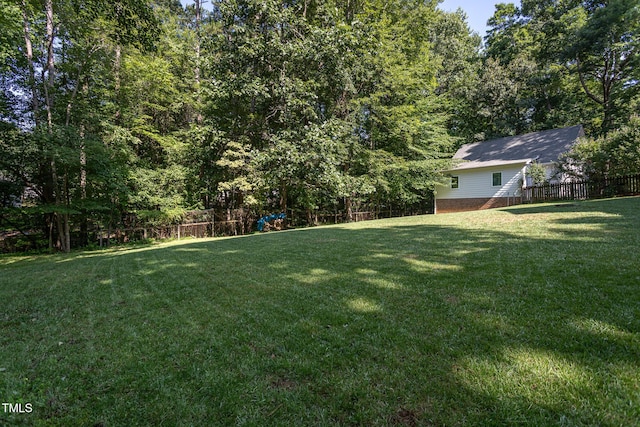 900 Stonecutter Ct, Raleigh, NC 27614 - view of yard featuring a forest view
