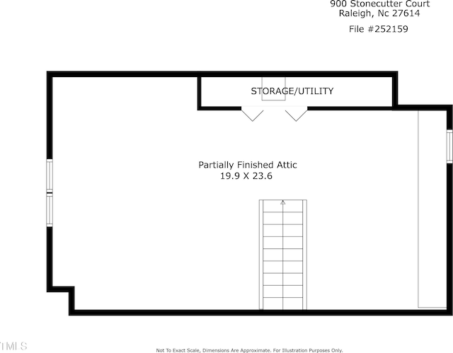 900 Stonecutter Ct, Raleigh, NC 27614 - view of property floor plan