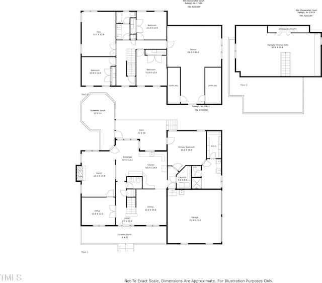 900 Stonecutter Ct, Raleigh, NC 27614 - view of home floor plan