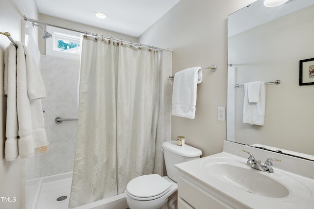 325 Millet Dr, Morrisville, NC 27560 - full bathroom with vanity and a shower with shower curtain