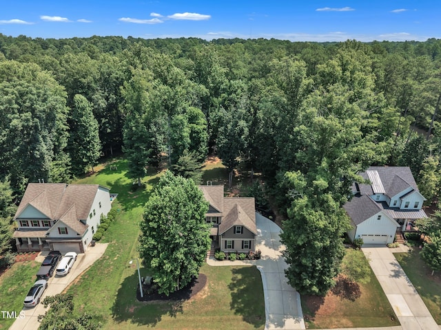 211 Camille Cir, Youngsville, NC 27596 - aerial view of a forest