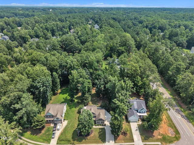 211 Camille Cir, Youngsville, NC 27596 - aerial overview of property's location with a forest