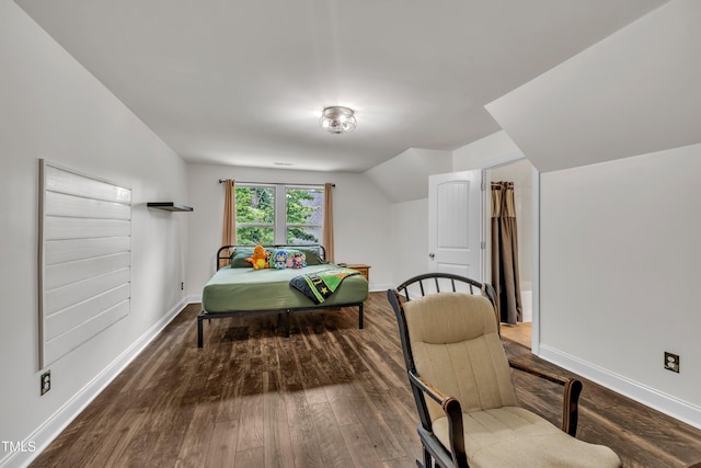 211 Camille Cir, Youngsville, NC 27596 - bedroom featuring wood finished floors and vaulted ceiling