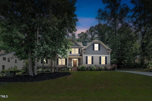 211 Camille Cir, Youngsville, NC 27596 - craftsman-style home featuring a front lawn