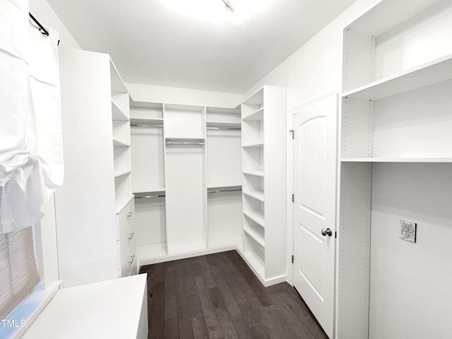 211 Camille Cir, Youngsville, NC 27596 - walk in closet featuring dark wood-type flooring