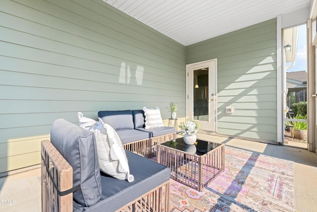 325 Currituck Ln, Durham, NC 27703 - view of patio / terrace featuring an outdoor living space