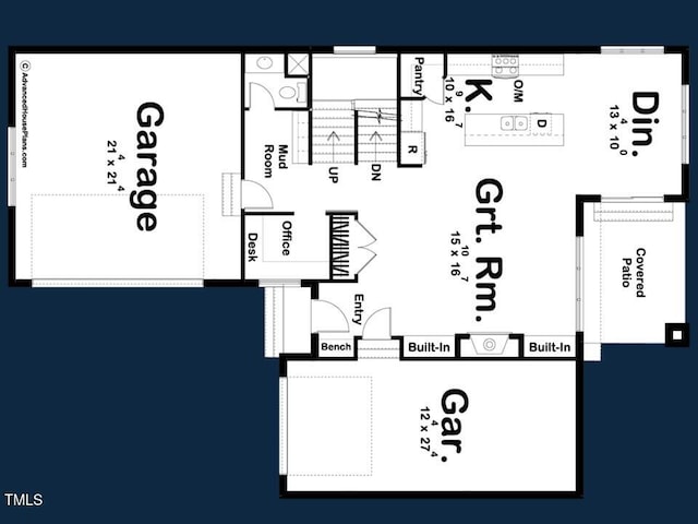 8014 Penny Rd, Raleigh, NC 27606 - view of floor plan / room layout