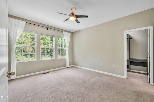 401 Summit Trail Dr, Hillsborough, NC 27278 - empty room featuring a ceiling fan and carpet