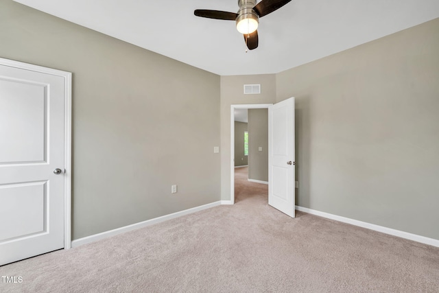 401 Summit Trail Dr, Hillsborough, NC 27278 - unfurnished bedroom featuring carpet floors and ceiling fan