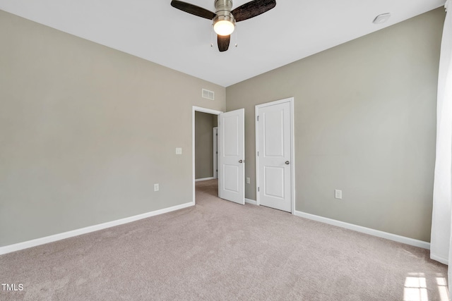 401 Summit Trail Dr, Hillsborough, NC 27278 - unfurnished bedroom with carpet and ceiling fan
