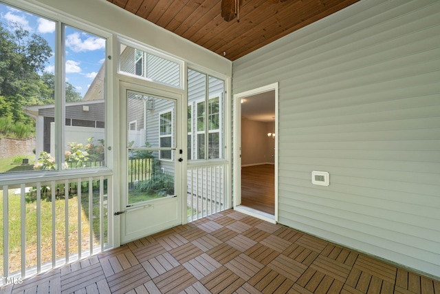 401 Summit Trail Dr, Hillsborough, NC 27278 - view of unfurnished sunroom