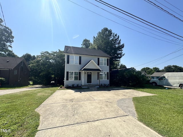 2907 S S Roxboro St, Durham, NC 27707 - view of front facade featuring a front lawn