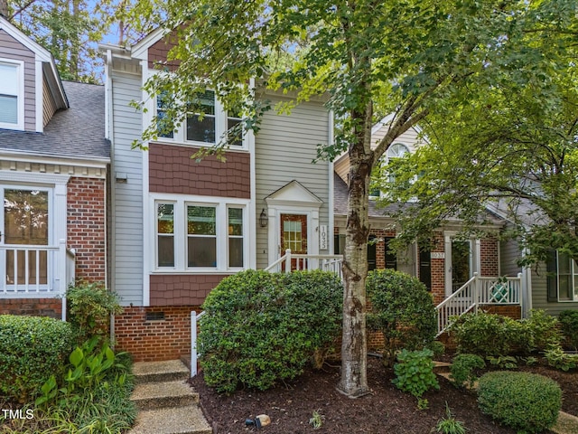 1035 High Lake Ct, Raleigh, NC 27606 - view of front of home with a shingled roof