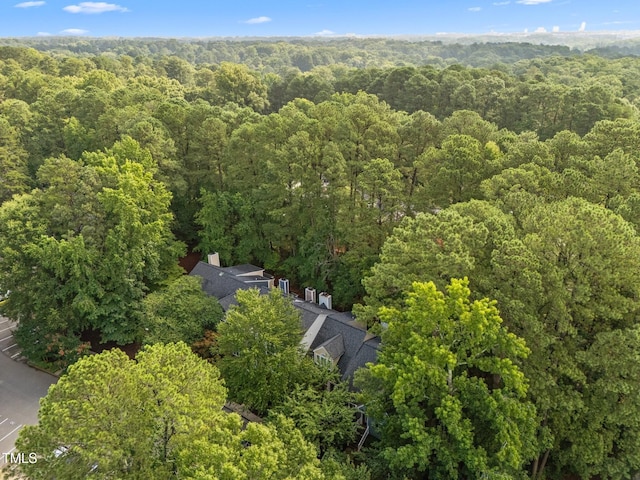 1035 High Lake Ct, Raleigh, NC 27606 - aerial overview of property's location featuring a forest