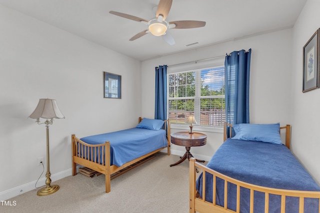1021 Clove Pine Dr, Knightdale, NC 27545 - carpeted bedroom featuring baseboards and ceiling fan
